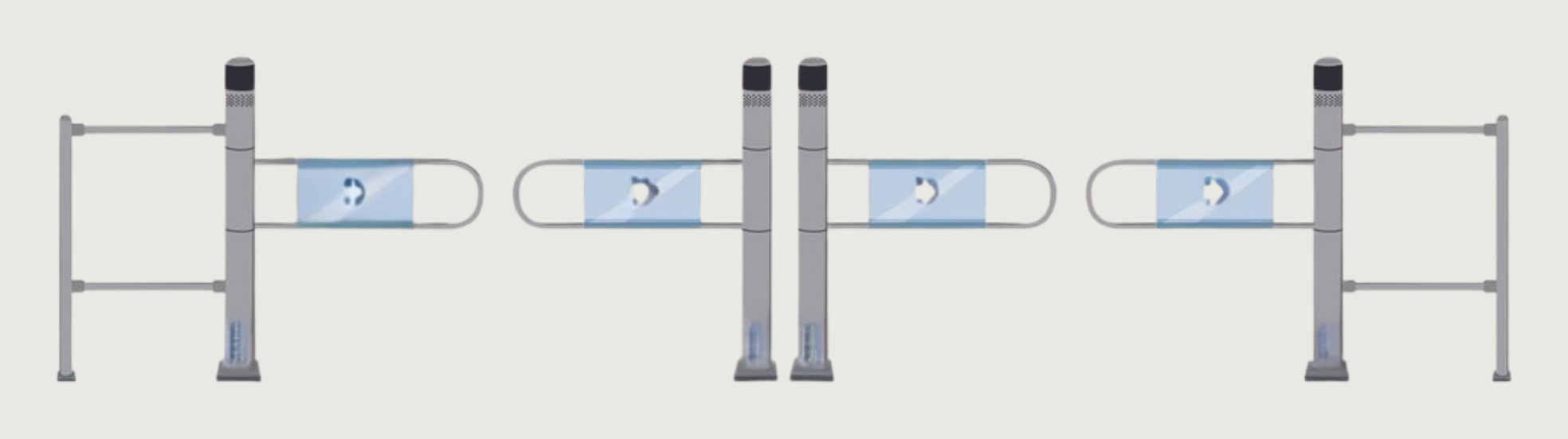 One-way entry gate system